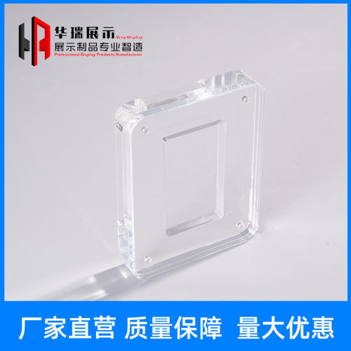 透明水晶展架参数牌标价牌立牌直销双面斜台牌竖向亚克力台签卡