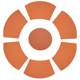 跨境现货6扇形+1圆形皮革套装餐桌垫酒店大圆桌隔热防水餐盘垫子