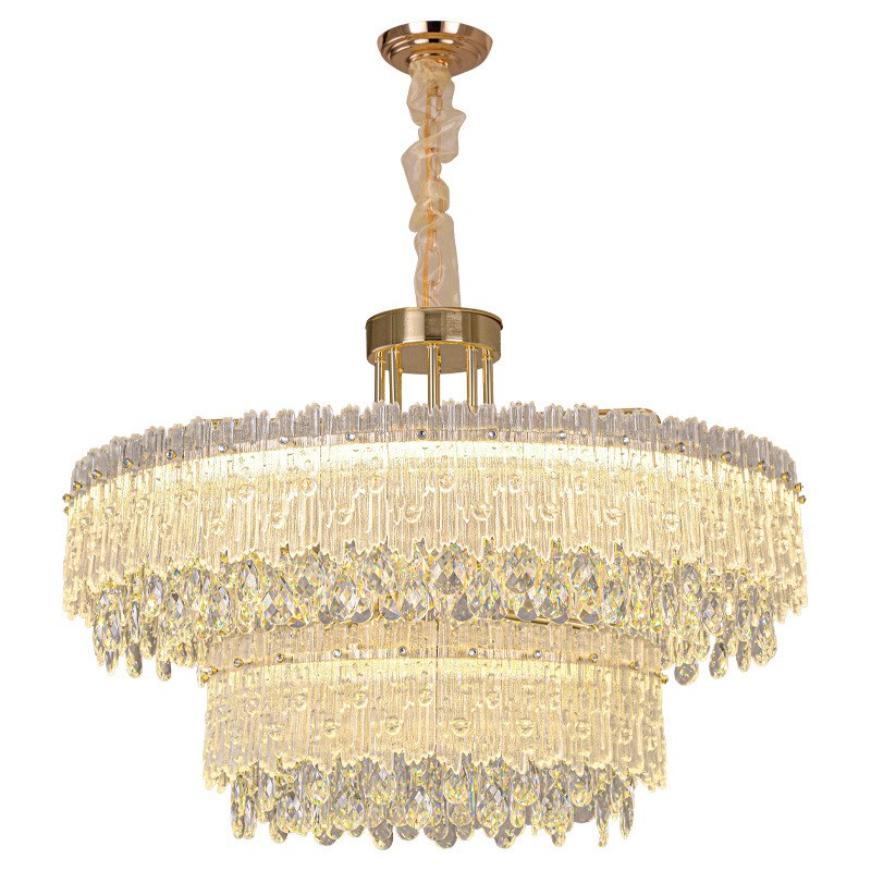 现代轻奢水晶吊灯奢华大气客厅灯设计师简约现代意式餐厅卧室灯