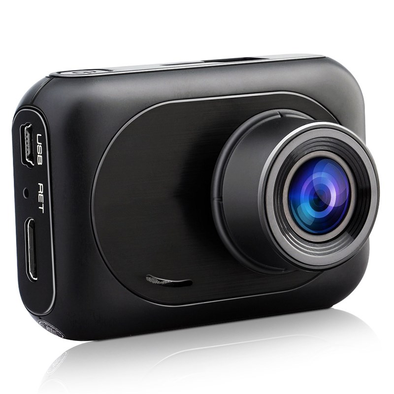 跨境款高清行车记录仪2.45寸双镜头1080P+720P同显24小时停车监控