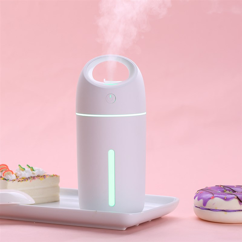 创意大容量迷你加湿器家用静音卧室办公桌面车载便携式夜灯加湿器