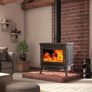 真火壁炉真火焰取暖器欧美民宿冬季木柴取暖炉柴火炉铸铁壁炉