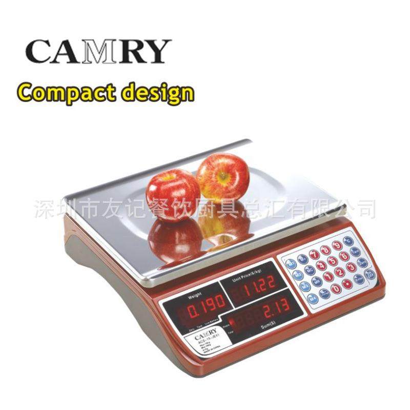 香山CAMRY水果电子计价秤30KG电子称蔬菜称台秤ACS-JE41