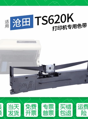 适用 沧田中税TS620K针式打印机色带色带盒色带架墨盒墨带通用