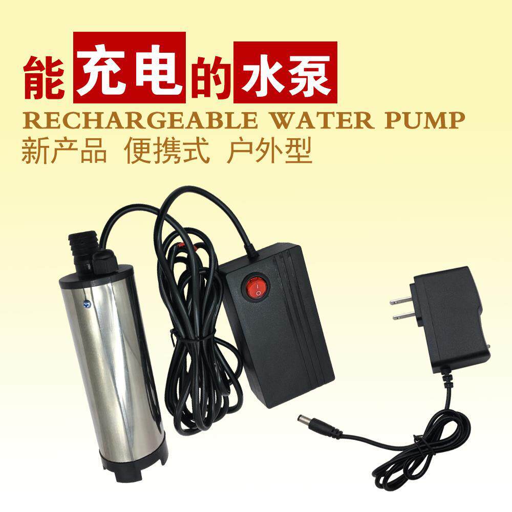 电动抽酒厨房潜水微型迷你抽水机泉水酒水便携酒泵直流不锈钢