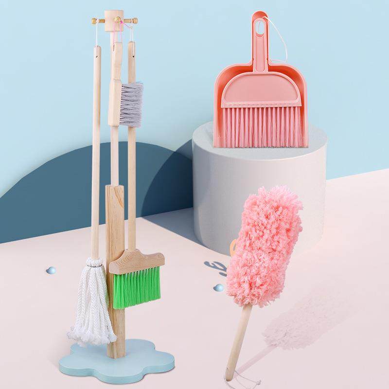 实木儿童仿真扫把拖把簸箕组合套装小扫帚男女宝宝过家家扫地玩具,农用物资,其他肥料,淘宝优惠券,粉丝福利购,淘宝优惠卷