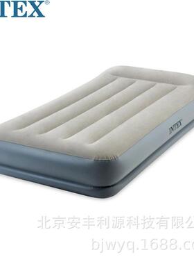 INTEX64116单人充气床垫气垫床内置电泵冲气床加厚