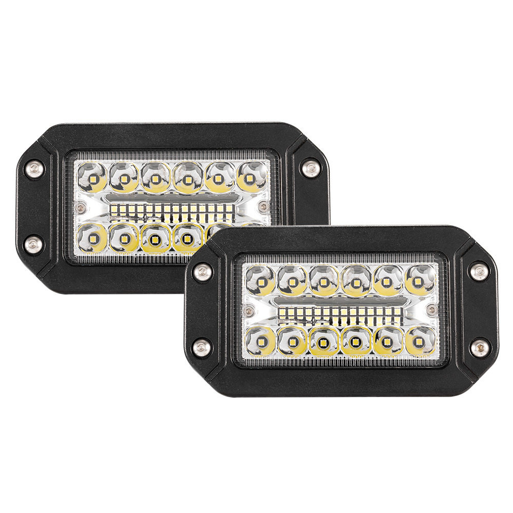 塑料壳6寸26颗灯珠三排LED聚光汽车越野改装前照灯LED工作灯