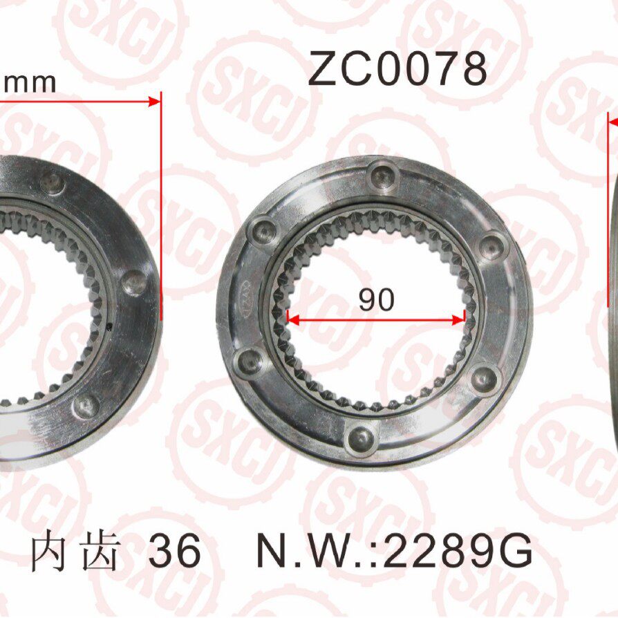 变速箱同步器总成江淮6T461/2同步器总成1700E-120东风锐骐配件