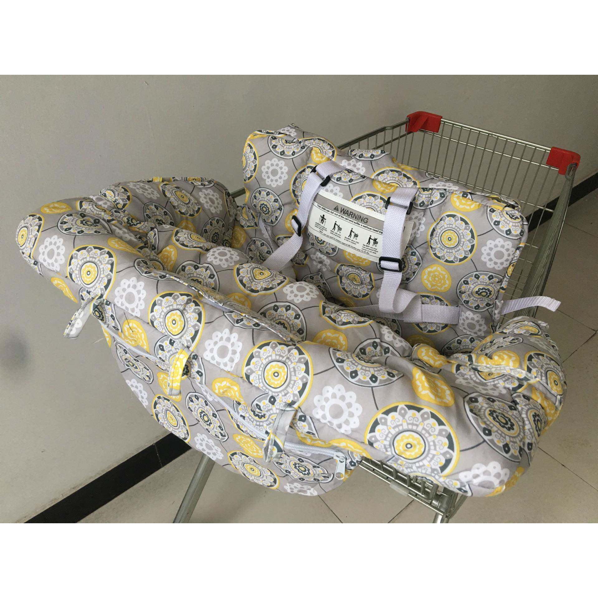 选品双胞胎婴幼儿童多功能超市购物车坐垫餐椅座套安全出行