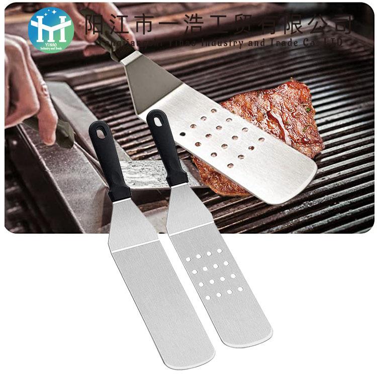 现货户外BBQ不锈钢组合烤具17件套烧烤工具套装料理铲板烧锅铲子