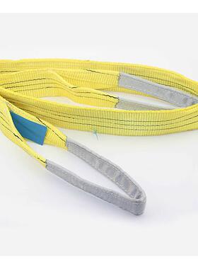 直销3T黄色90mm宽5M吊带扁平吊装带苏州吊装带起重吊带