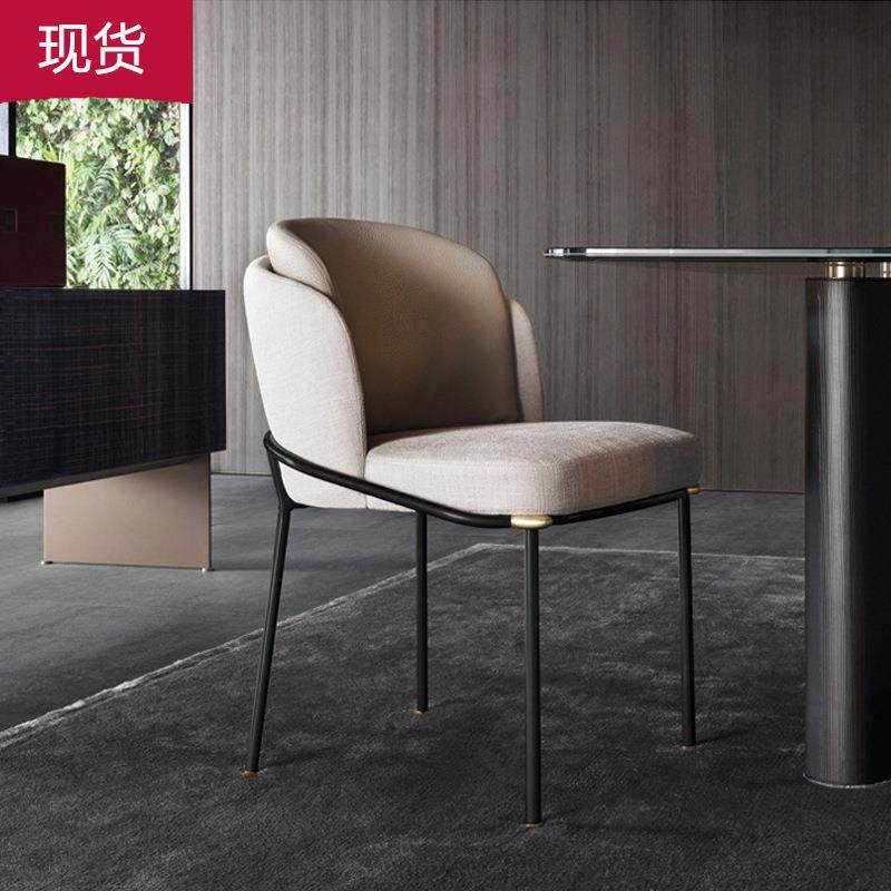 意式轻奢高端餐椅简约家用靠背椅酒店餐厅椅子设计师售楼部洽谈椅,纺织面料/辅料/配套,纺织机械配件,淘宝优惠券,粉丝福利购,淘宝优惠卷