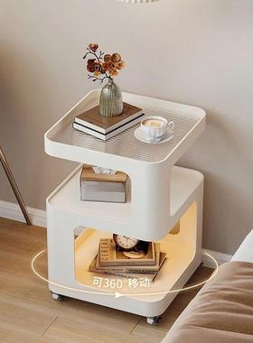 床客头柜厅沙发卧WXG室创床意铁艺边几现代简茶约头边柜置物架网