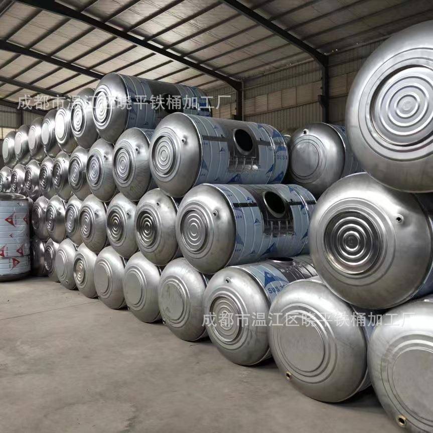 1温500升1冷.5吨1.5立方卧立式不锈钢储保201或304材质水塔水DTC