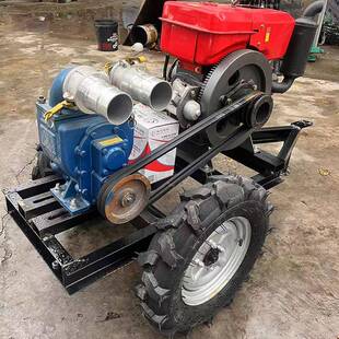 养殖场排污泵PNQ油吸操粪泵简单体作积小移动式柴抽粪泵