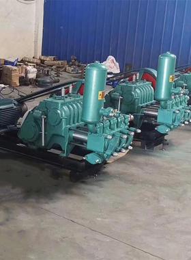 缸往复式泥泵97BW250小型卧泵式高压注浆三矿用电动活浆塞泥浆泵