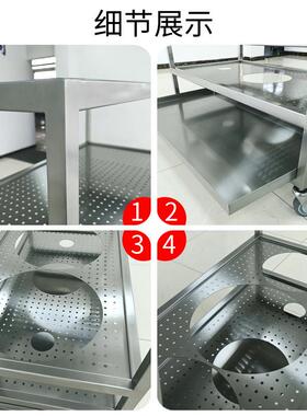 304盘不FUO锈钢层移动储物货架网孔沥水三晾晒架带接水置板物架