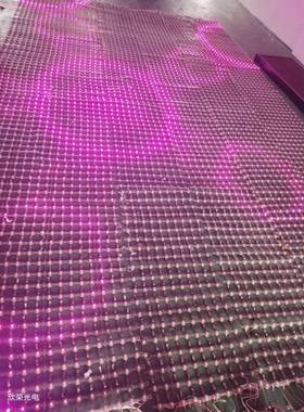 LE45677D灯条透彩D屏户外幕墙LE明幕墙网屏格屏可播放各种视频文