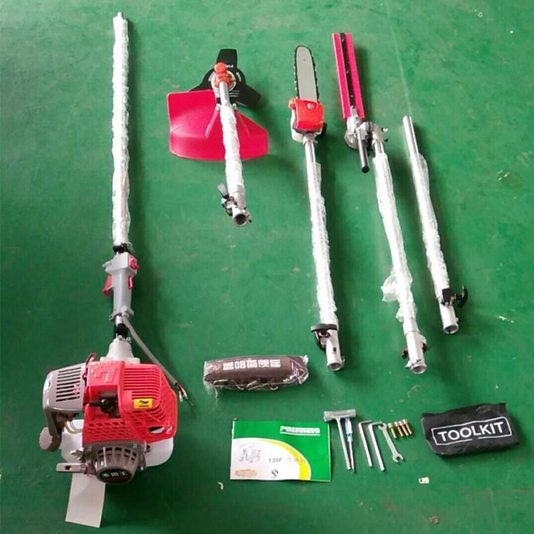 果树高剪枝修加长工作的高枝油锯链手持伐木机汽SN-1E34F油锯电动