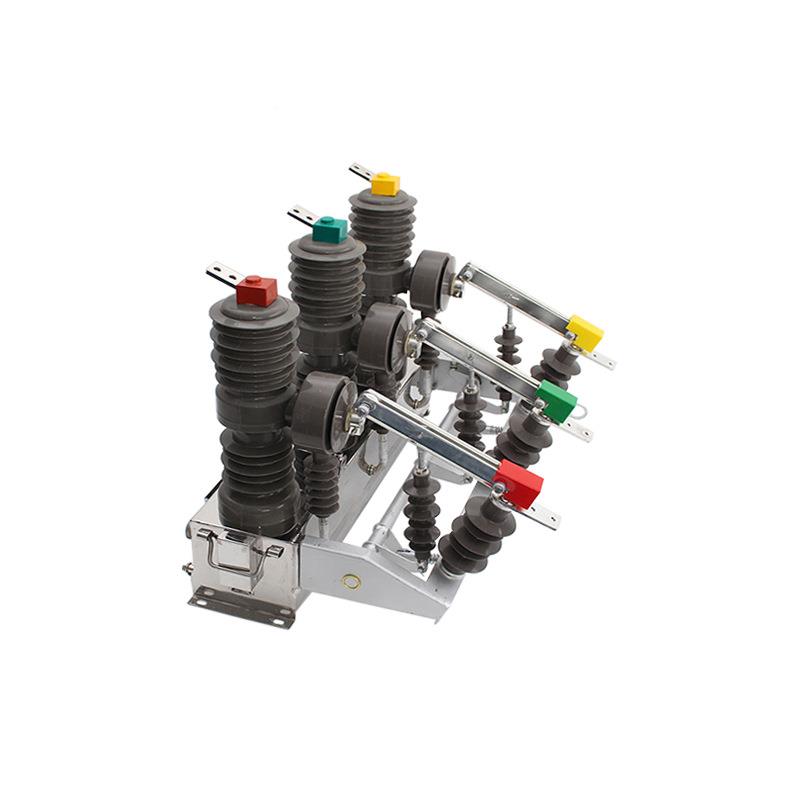10KV户外高2压真空断路器2ZW3-12/1205A-5KA户外柱ZW32手动式真空