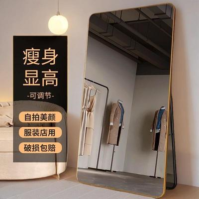 试镜大尺寸全身镜落地GLU镜家用服装包邮美颜衣显瘦立式镜店简约