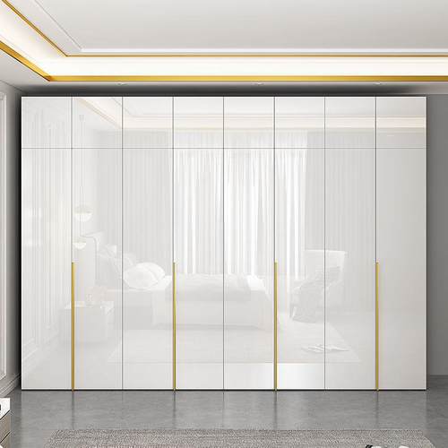 衣家用卧室小户型简SYU约现组装柜子高成代人柜对开门光大衣橱网