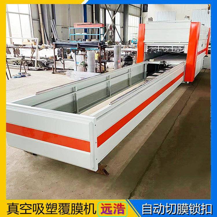 曲机面异型加床长板PVC膜吸06023塑软包头柜热转印真空覆门膜机远