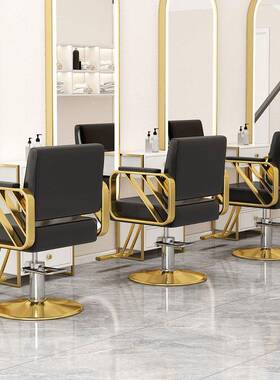 理发椅子用发专可放倒美发降椅剪廊HEL发椅网红潮店高档烫染刮脸