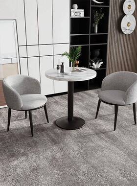 现小代极简阳台茶几95744休闲家网红用茶桌椅件套接待洽谈圆三桌