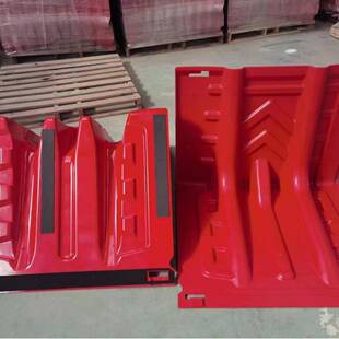 汛L型防防洪挡水板地下车库阻水板红ABS10可移动围堰闸防洪物色业