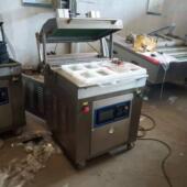 商用760型鱿鱼体AJO包装 机牛排立体贴覆贴体膜空包装 机真锁鲜贴体