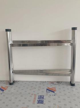 圆不锈钢桌腿一体吃饭餐桌家用代可折叠加ZKA厚现大桌台脚支架子