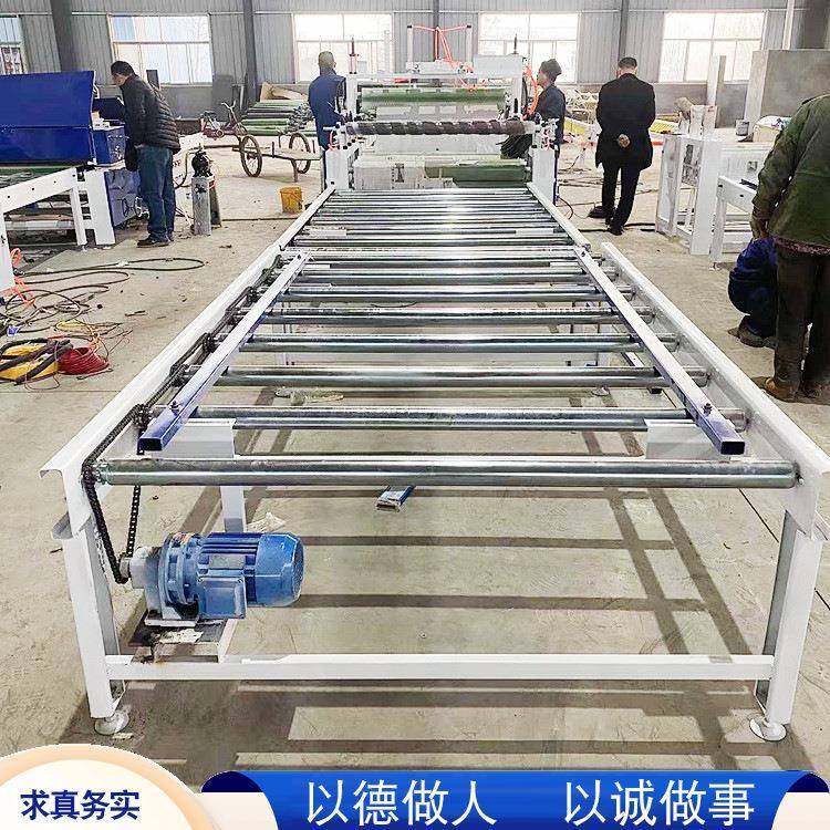 自动修边包边三胺纸木地板贴面机软包木饰面板贴纸机