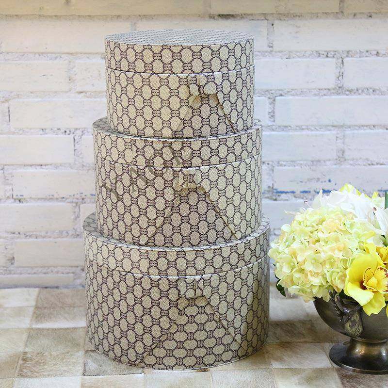 工厂直销软装样板房圆桶收纳盒衣帽间皮革装饰盒橱窗摄影摆件美式,鲜花速递/花卉仿真/绿植园艺,割草机/草坪机,淘宝优惠券,粉丝福利购,淘宝优惠卷