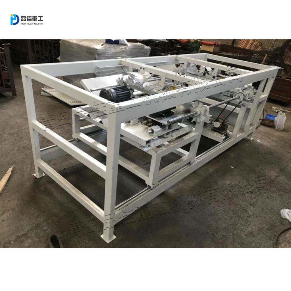 多功能齐头圆头开牙一体机拖把杆加工螺纹机全自动木棒开牙机