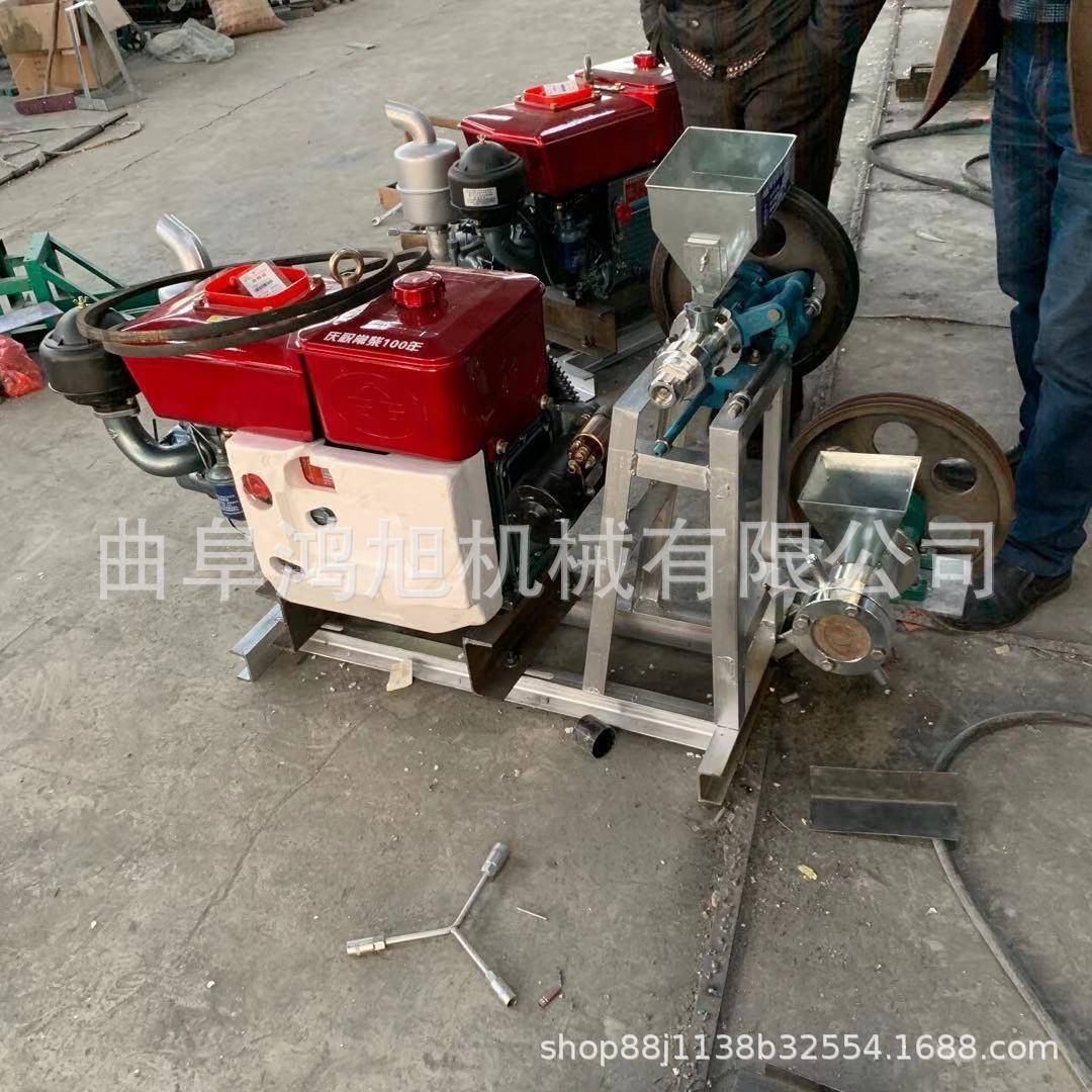 直销花生型柴油膨化设备摆摊自动切断款香酥果面粉机