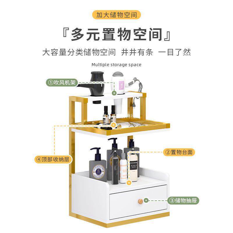 壁挂式理发店工具柜发廊工具台美发店挂墙置物抽屉式剪发柜子