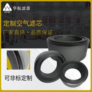 华航供应工业空气滤芯气体除尘空气过滤器抛丸机空滤滤筒