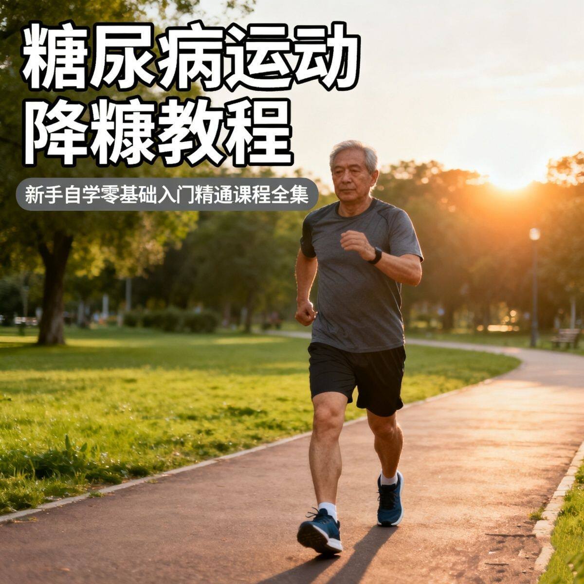 糖尿病运动降糠视频教程新手自学零基础入门精通教学课程全集