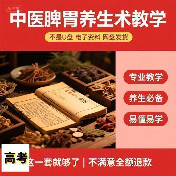 【中医脾胃养生术教学】2025视频教程新手自学零基高考电子版素材