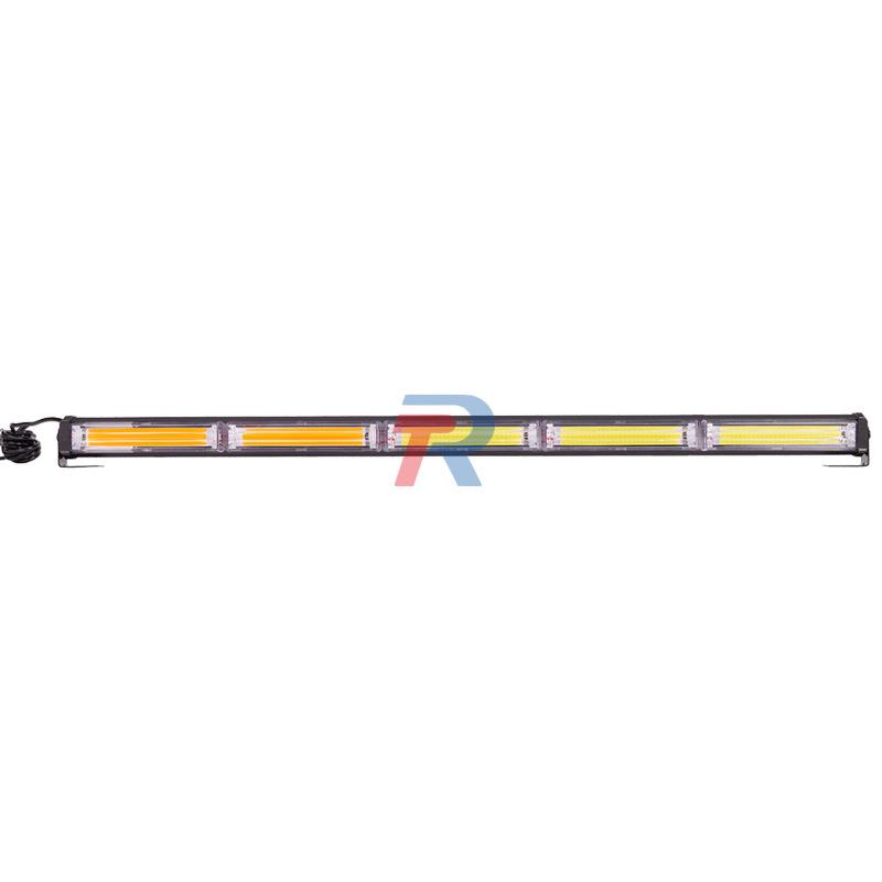 144W48LED8节长条爆闪灯汽车中网杠灯工程车顶警示灯频闪棍灯