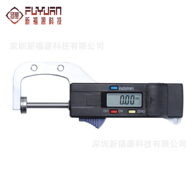 数显横式测厚规厚度计圆型直径测量0-25mm厚度表厚度仪珠宝珍珠尺