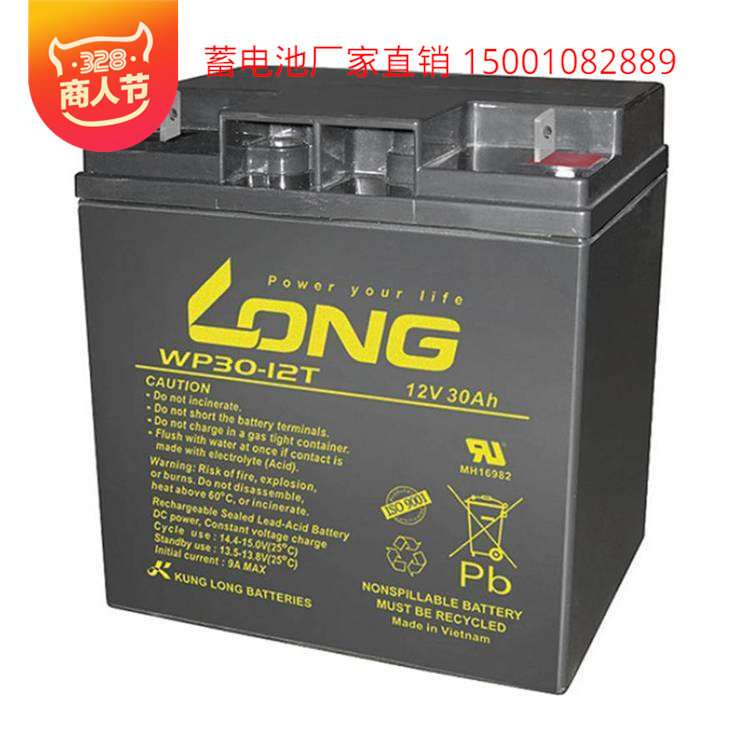 LONG广隆铅酸蓄电池WP24-1212V24AH通讯设备直流屏机房ups