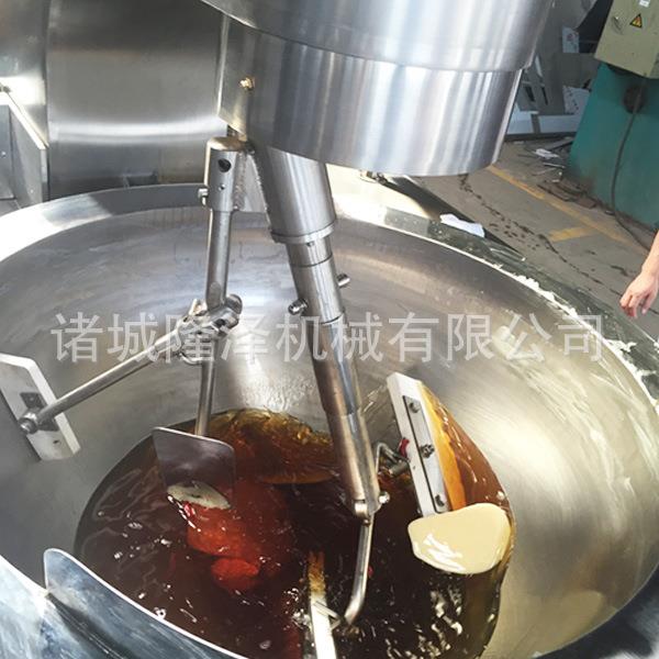 供应重庆德庄火锅底料搅拌炒锅全自动电加热行星搅拌炒料机