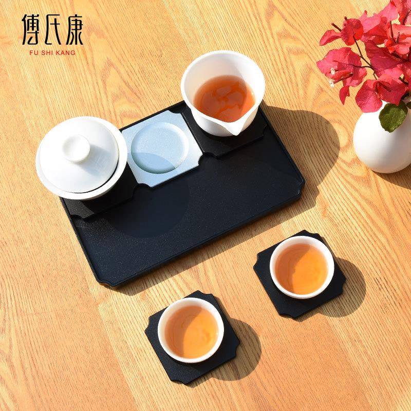 简约干泡盘小号茶托茶台壶承杯垫茶盘配件金属铝合金茶具小干泡台