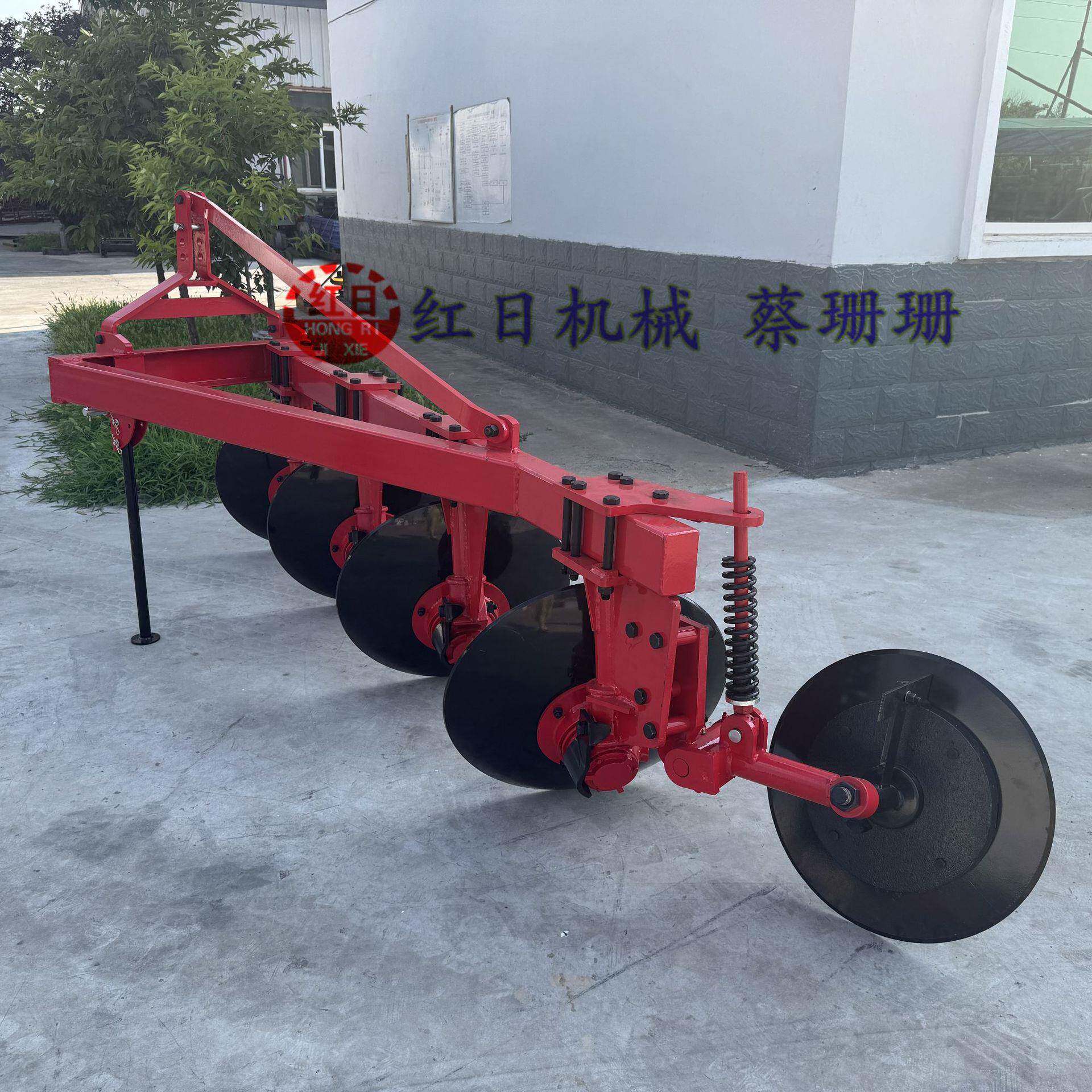 非洲开荒圆盘犁1LY-425重型圆盘犁锰钢热处理犁片丘陵地用圆盘犁