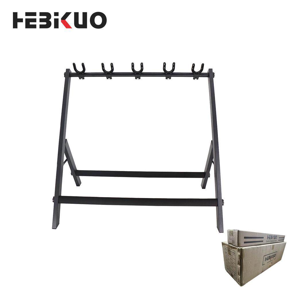 复古展示架民谣古风五组吉他立架展厅陈列架出口专用排架5头