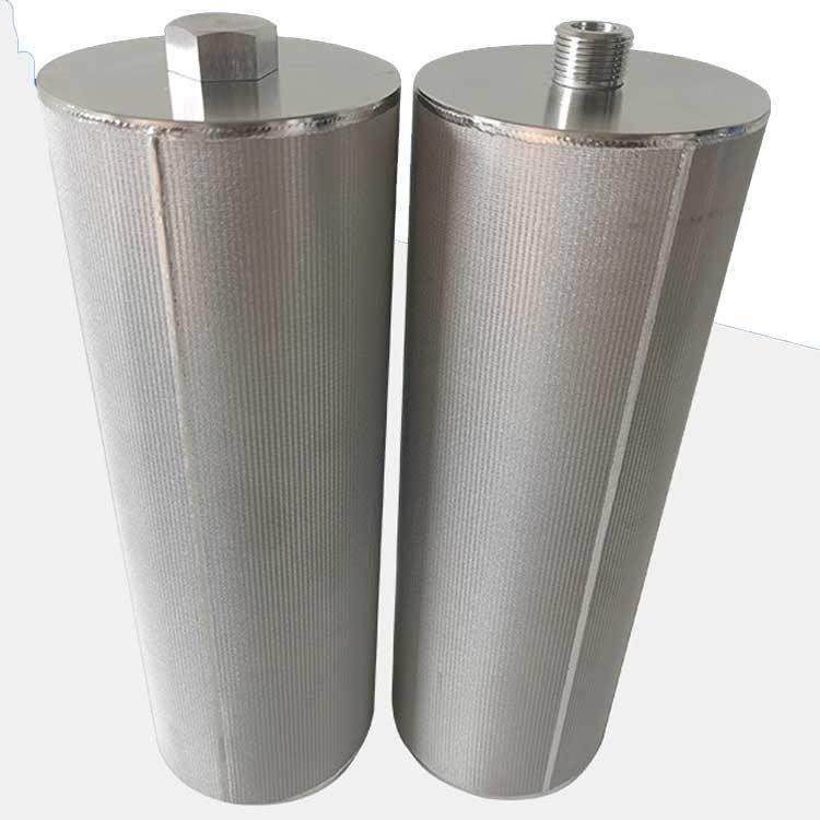 煤矿高压反冲洗过滤站不锈钢线隙油滤芯强度高耐高温