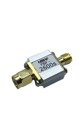 2605MHzWiMAX专用SAW带通滤波器，1dB通带2555-2655MHz，SMA接